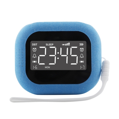 Portable vibration alarm clock with white noise under pillow for heavy sleepers