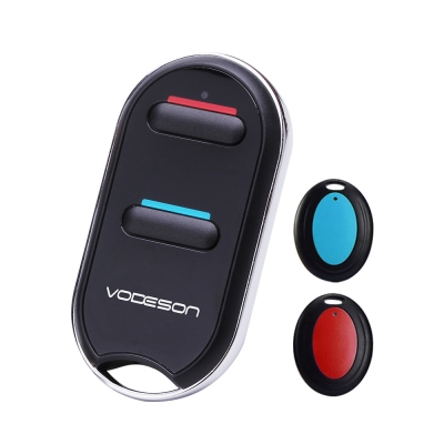 Portable RF key finder with 2 keyring receivers make noise finder phone wallet