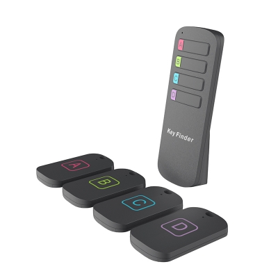 Electronic wireless locator key finder phone wallet anti-lost device with no base
