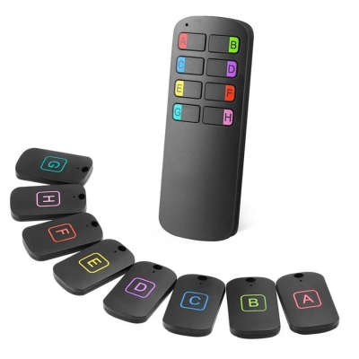 8 in 1 key finder locator wireless RF item locator with letters key tracker