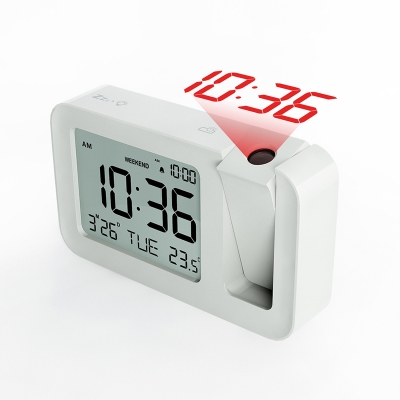 LCD display time and temperature with time project on ceiling for low vision people product