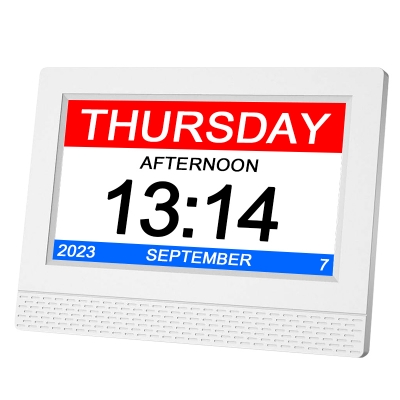 7 inch memory loss dementia medication reminder alarm clock for elderly
